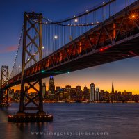 San Francisco And Bay Bridge