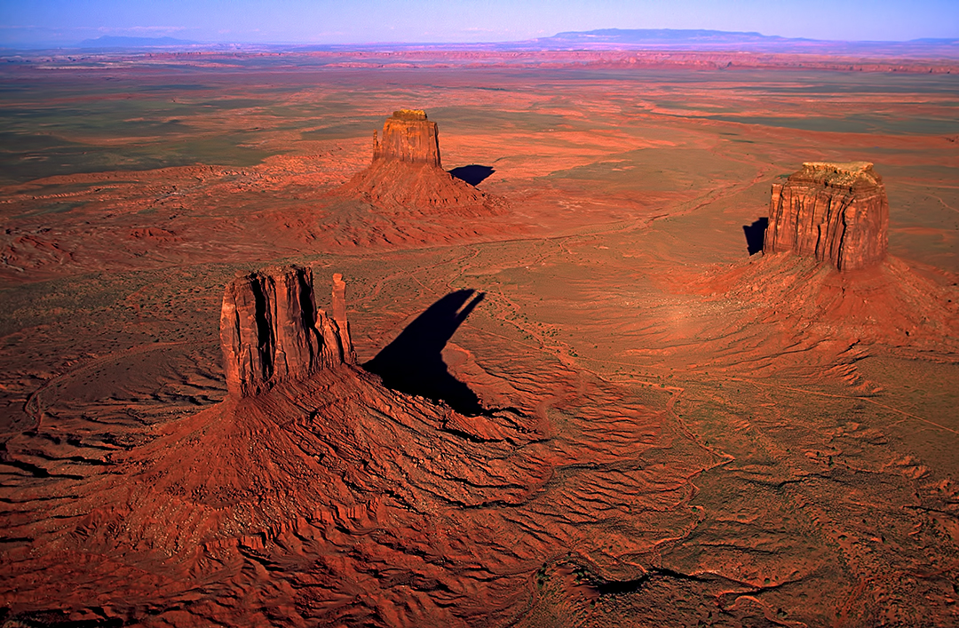 Aerial view of buttes, Monument Valley, AZ.jpg