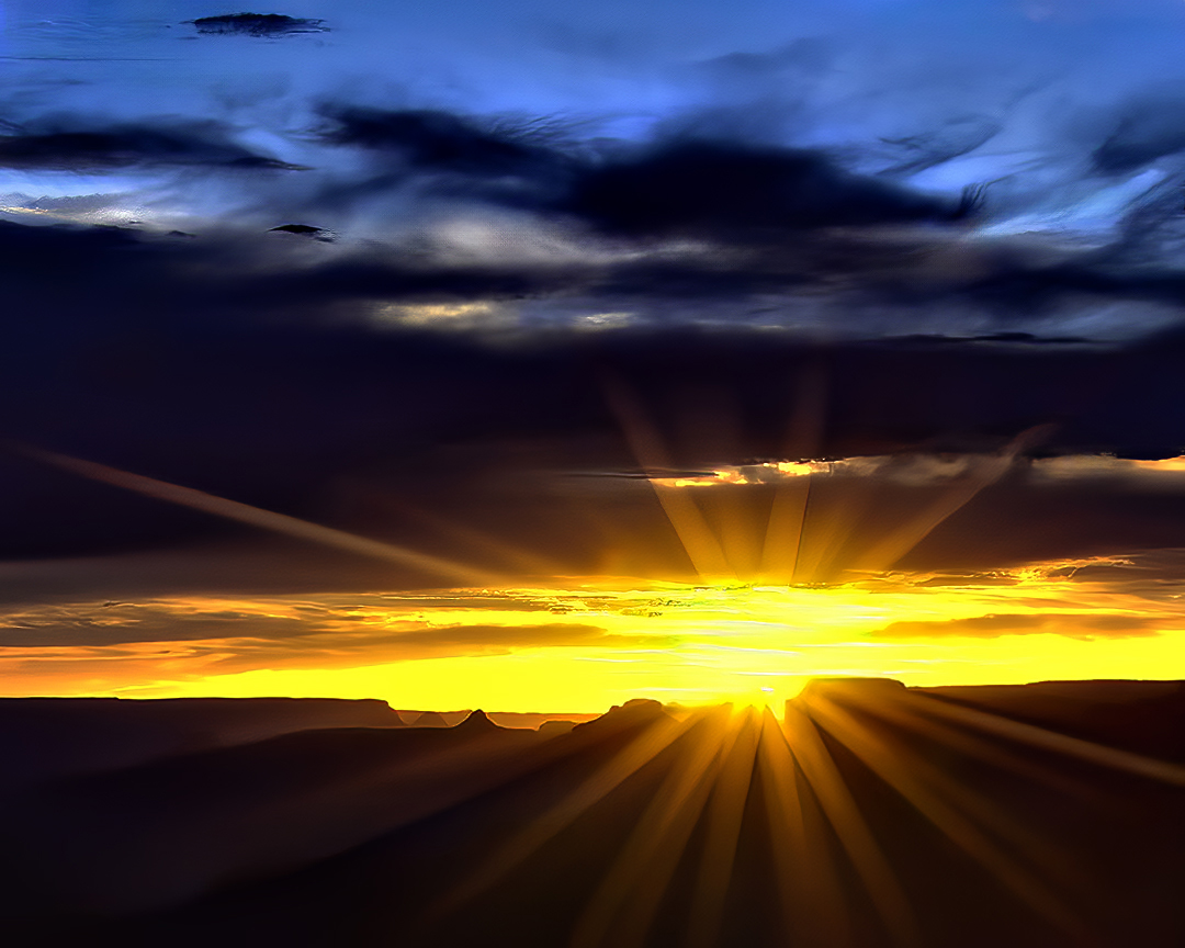 Grand Canyon Sunset Rays 4x5.jpg