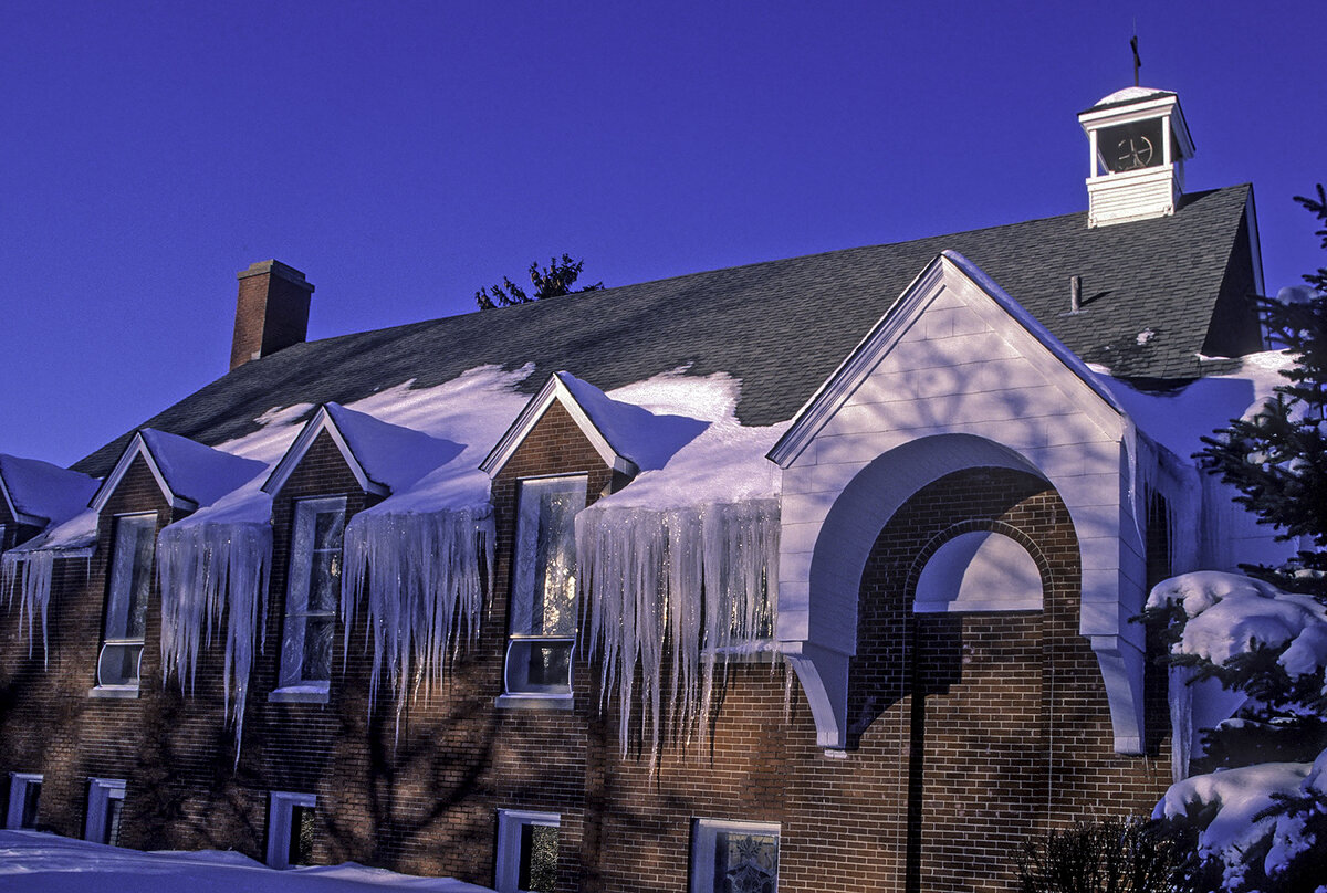 Milburn Illinois Church with humongous ice cicles..jpg