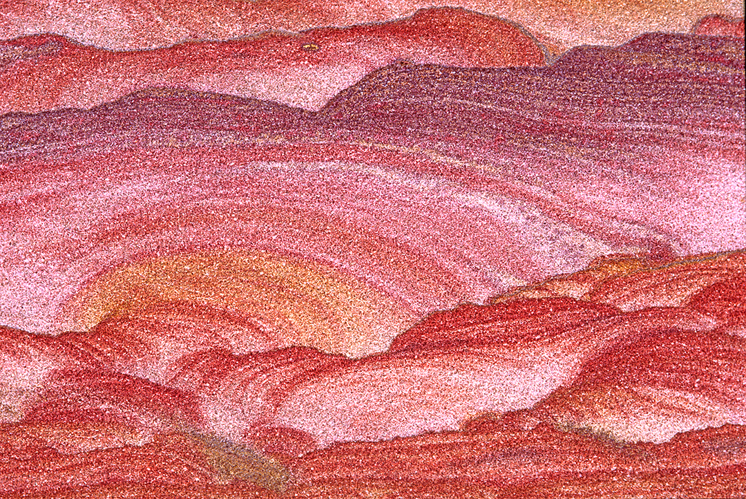 Wonderstone, iron stained sandstone near Knab, UT.jpg