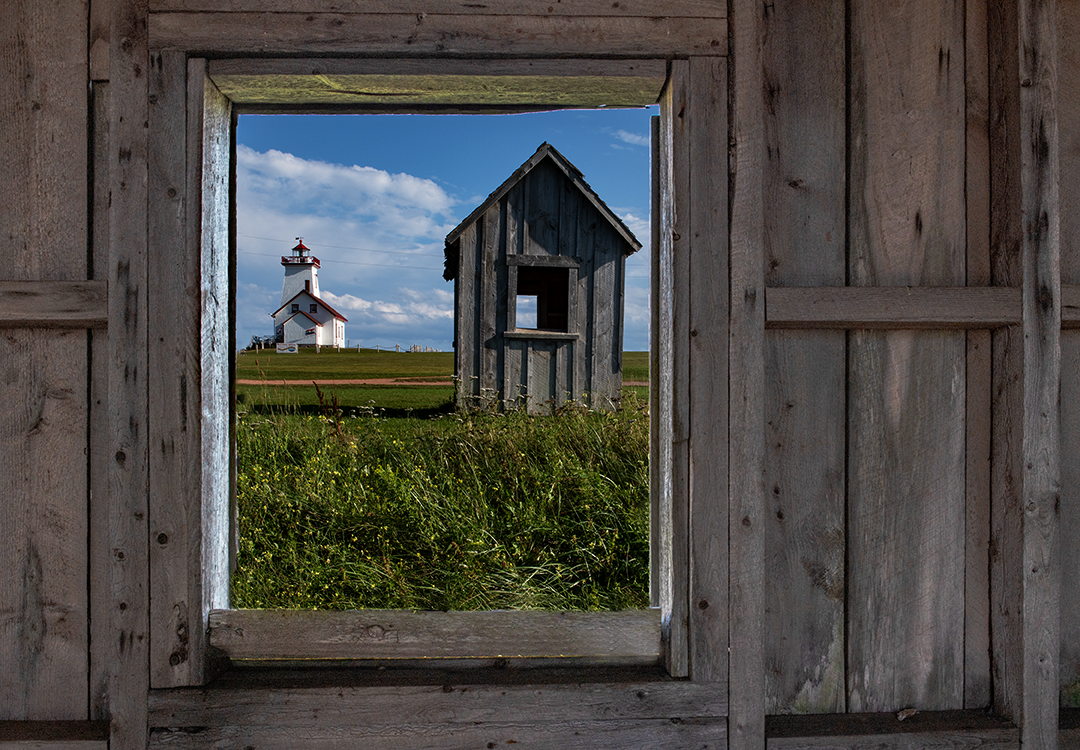 Wood Islands Lighthouse thrugh a shack window.jpg