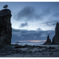 Last Light At Rialto Beach