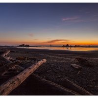 Ruby Beach Sunset Panorama