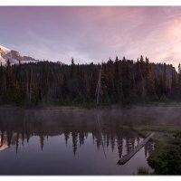 Rainier Sunrise Panorama