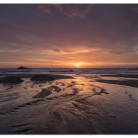 Harris Beach Sunset
