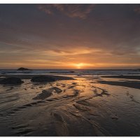 Harris Beach Sunset