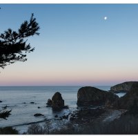 Brookings Moonset