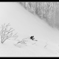 Cowboy-Mt.-skiing-bw