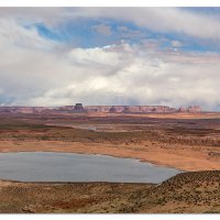 Spring Snow Squalls Over Mesa Country