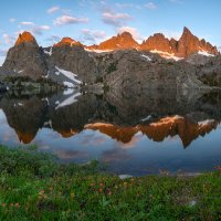 Painted Brush, Sky, And Minarets