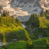 Spring Below The Glaciers