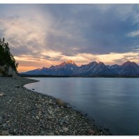 Jackson Lake Sunrise 1st Light