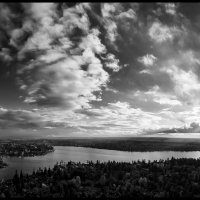 Drone-Sunset-61-Pano Bw