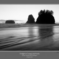 Twilight Crying Lady Rocks