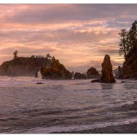 Morning Light at Ruby Beach