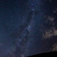 Milky Way and Red Rocks