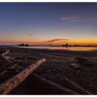 Ruby Beach Sunset Pano