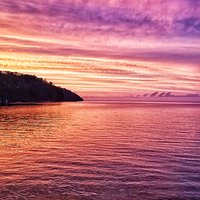 Twilight at Garrett Bay