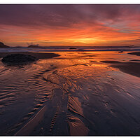 Harris Beach Sunset
