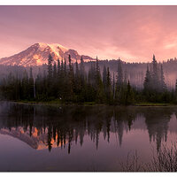 Rainier - Misty Reflections