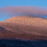 Green Mountains in Winter