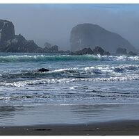 Foggy Afternoon at the Beach