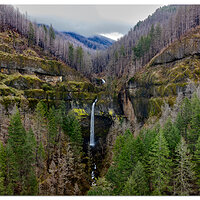 Elowah Falls Panorama