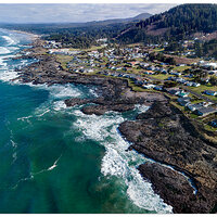 Yachats Coastline Looking North
