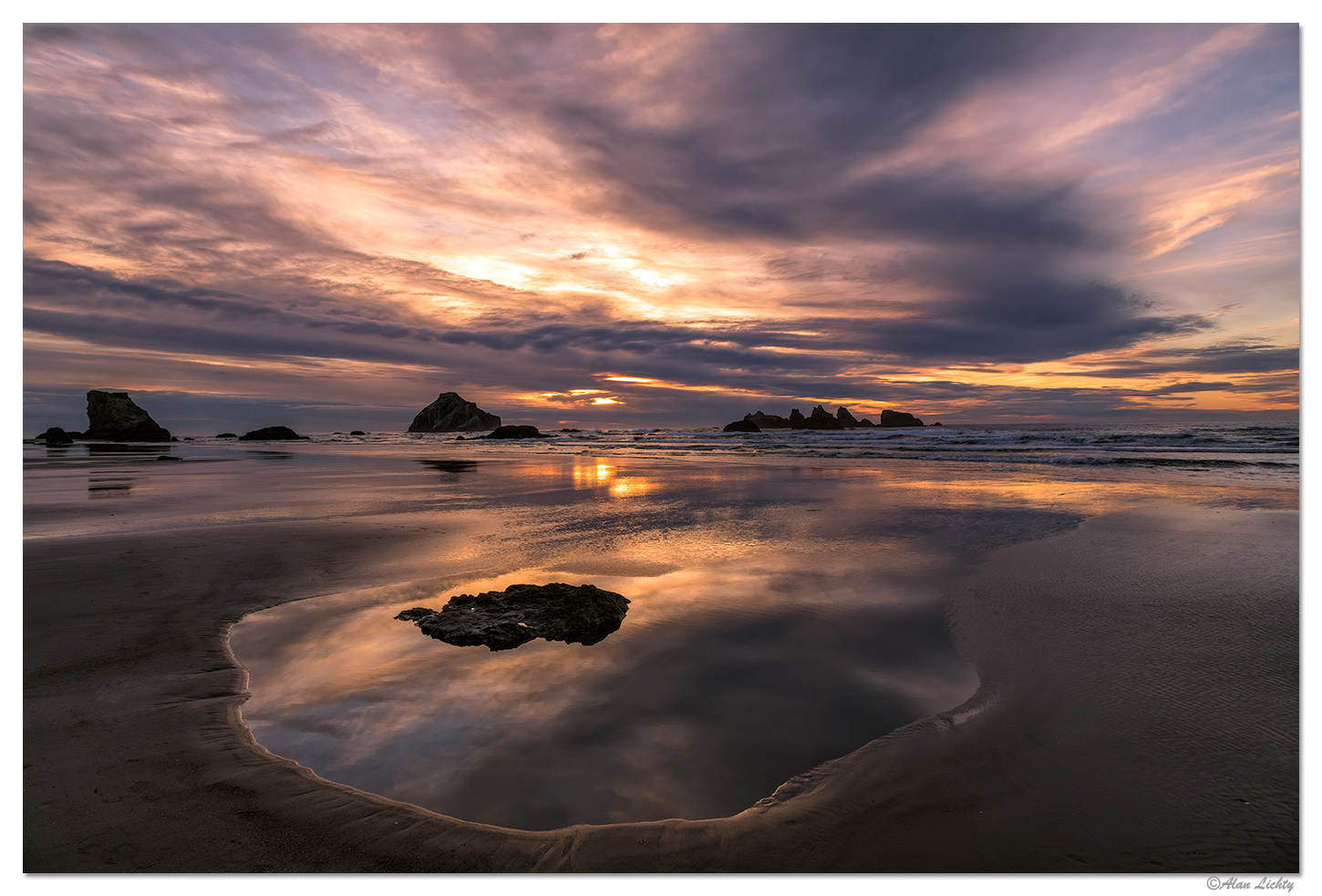 Bandon Kittens Sunset
