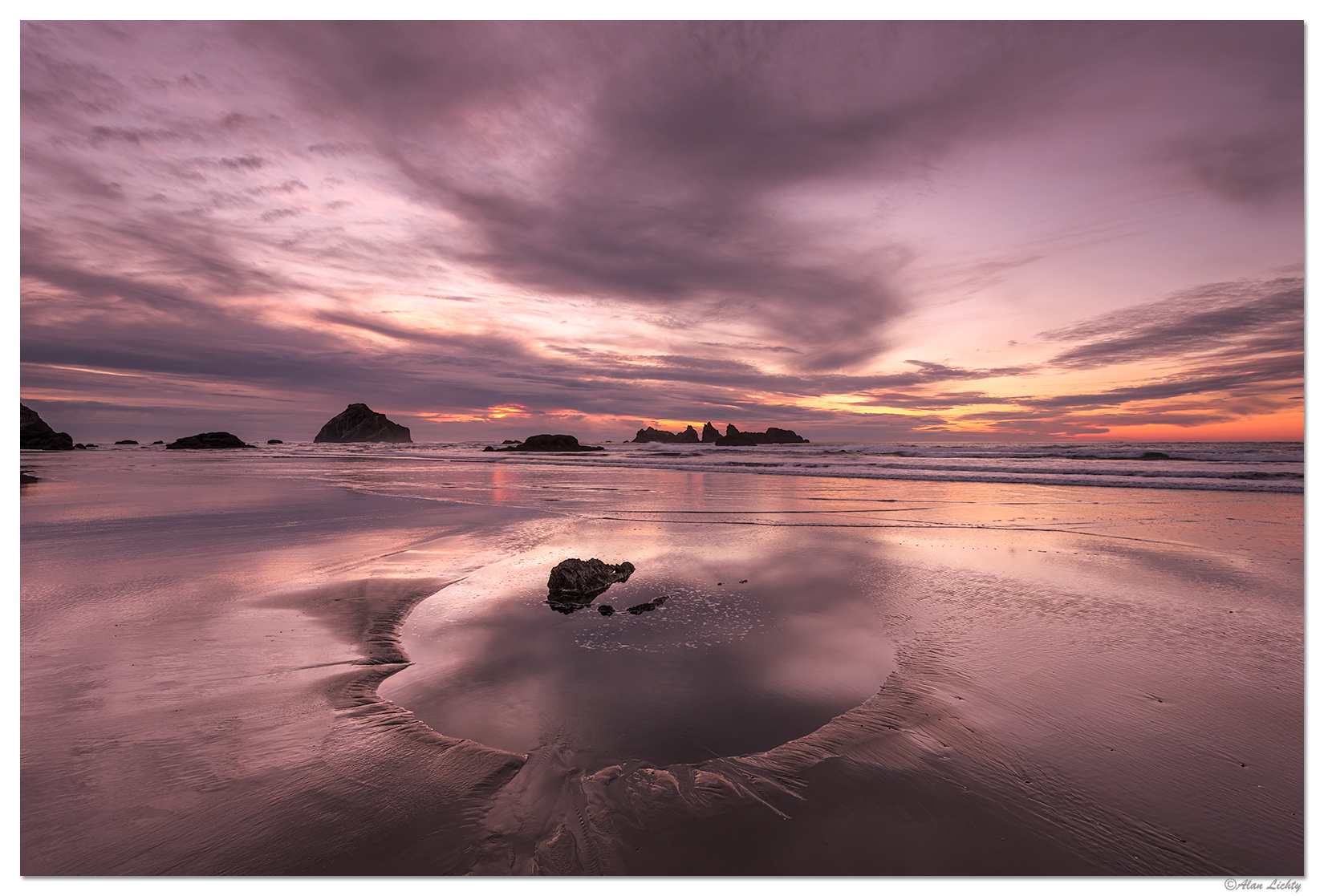 Bandon Kittens Sunset