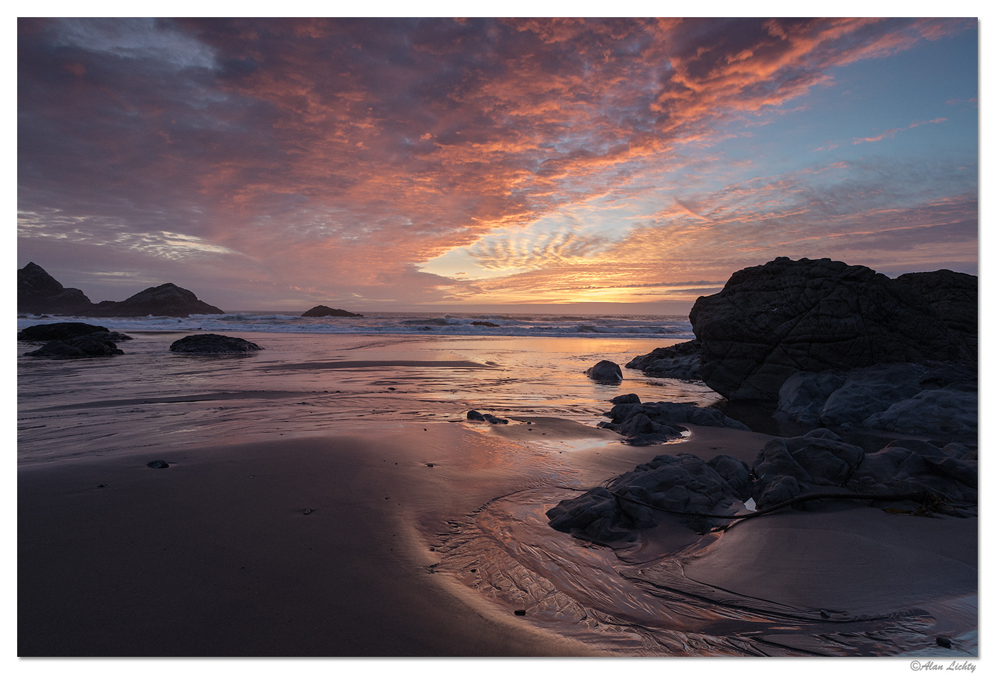 Brookings Sunset Reflections