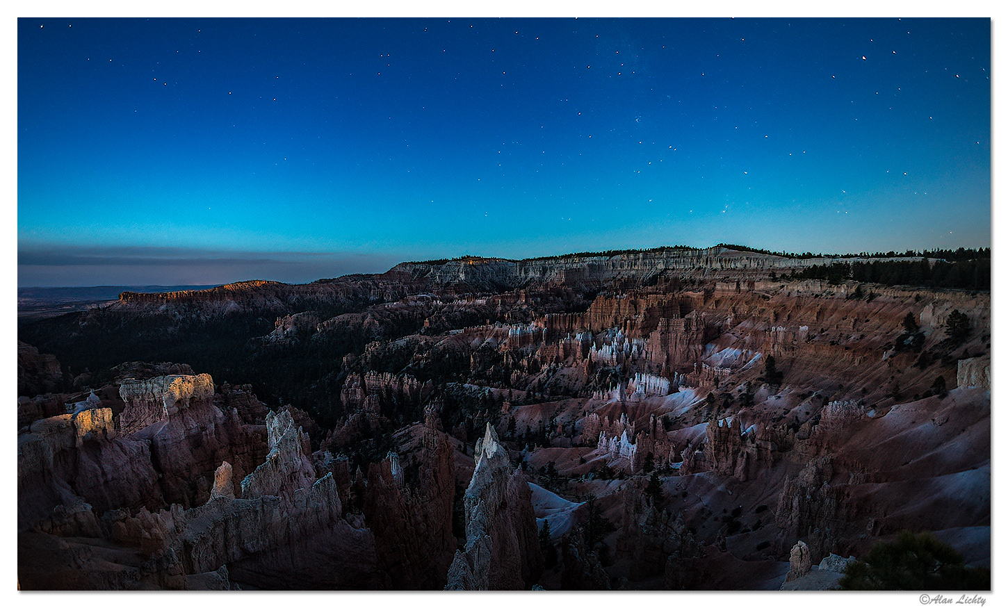 Bryce Sunrise Moonset