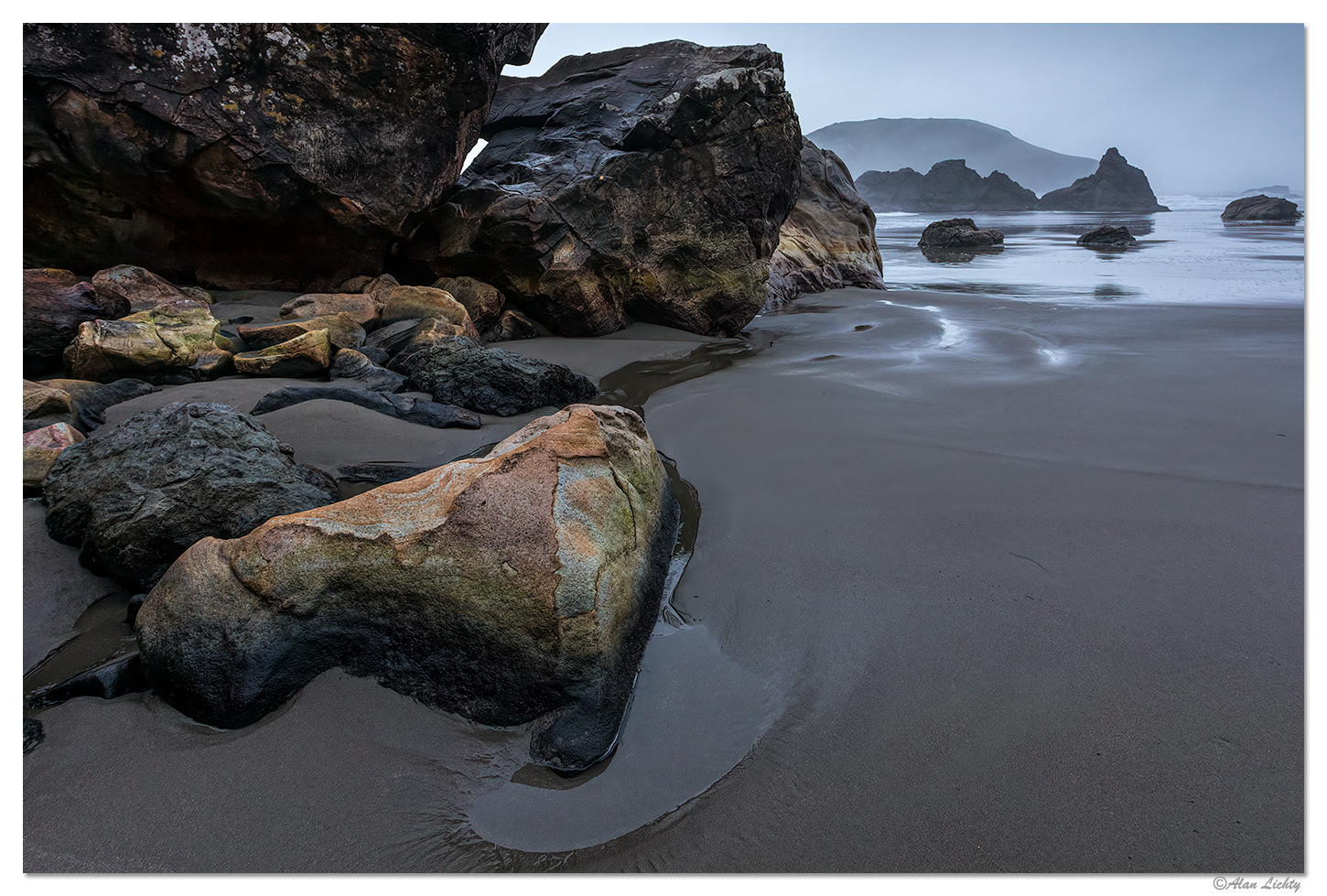 Evening Light along the Beach