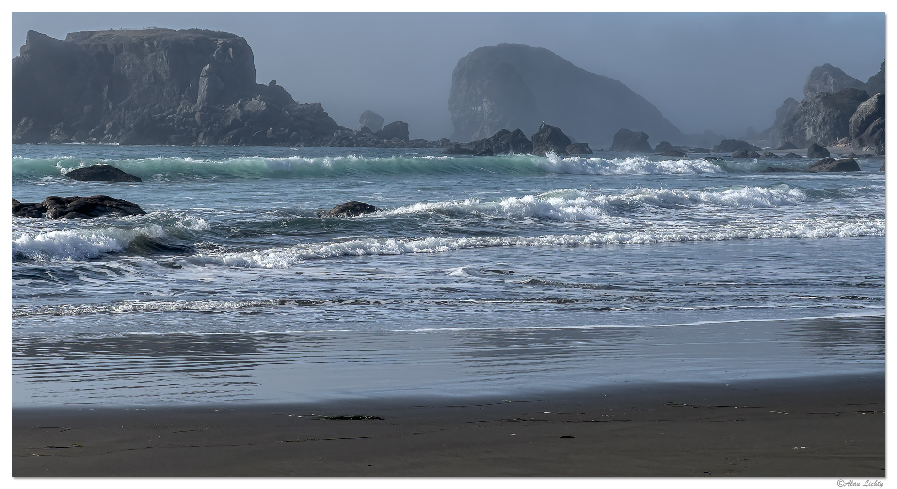 Foggy Afternoon at the Beach