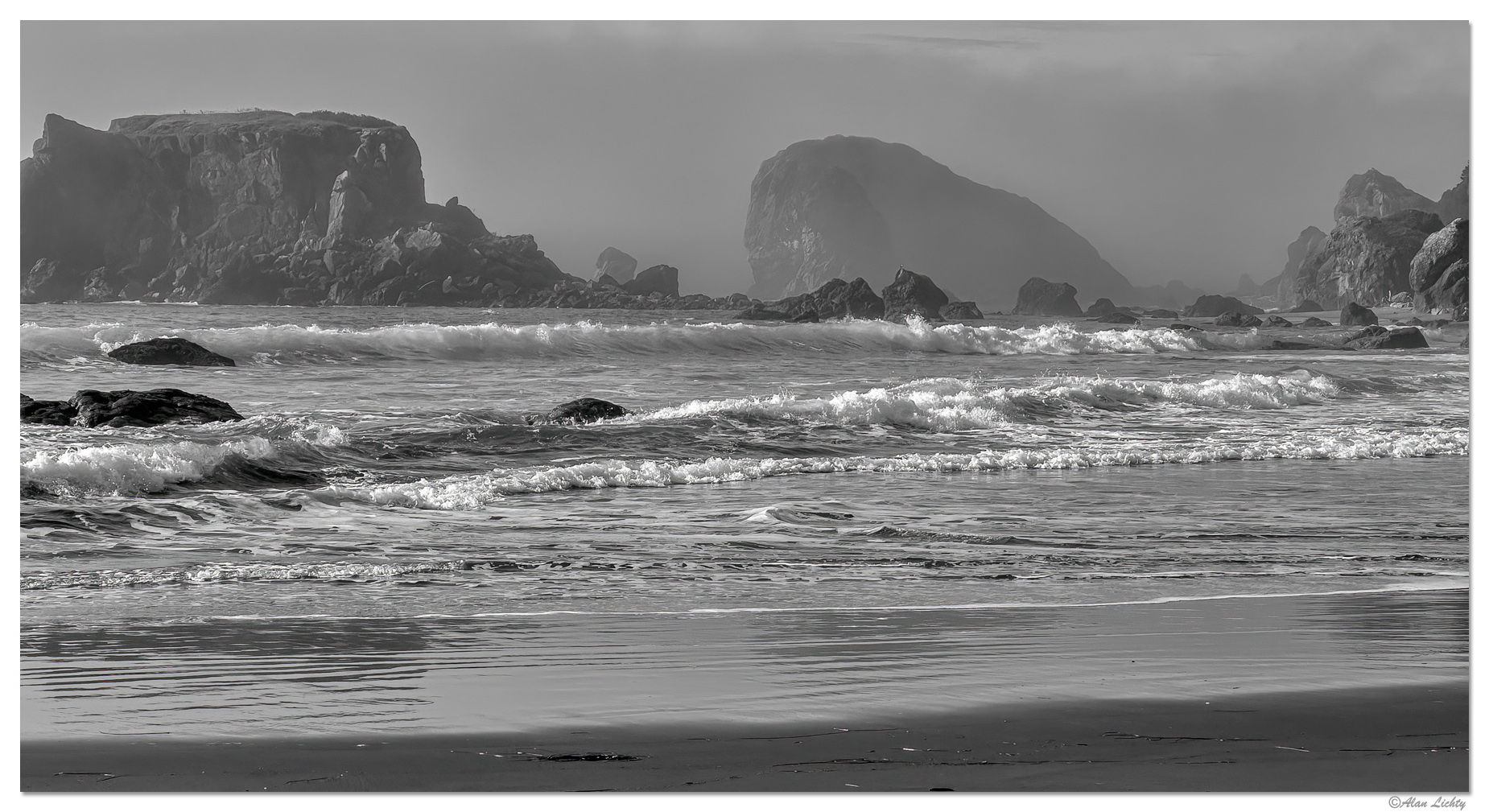 Foggy Afternoon at the Beach