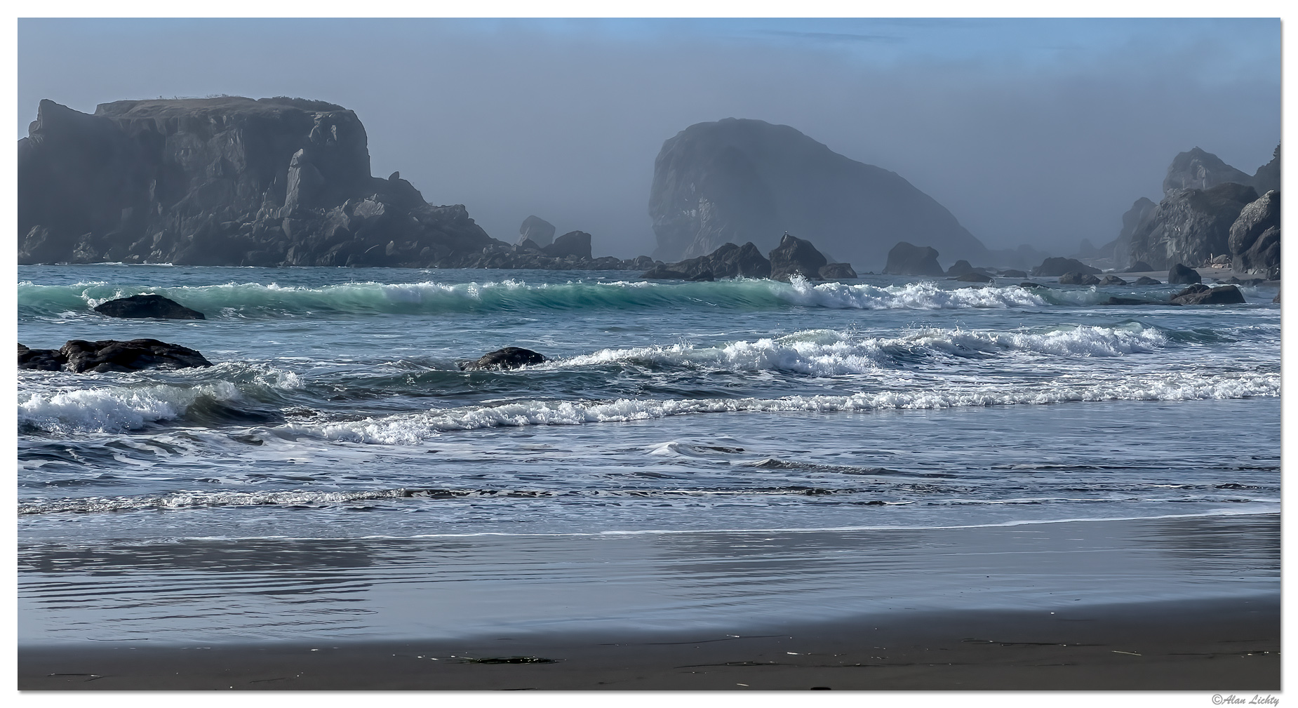 Foggy Afternoon at the Beach