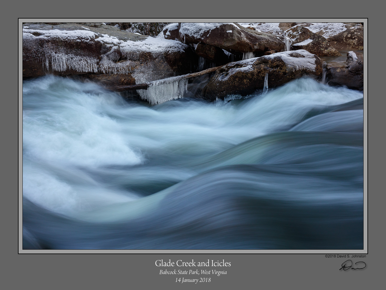 Glade Creek Icicles 1