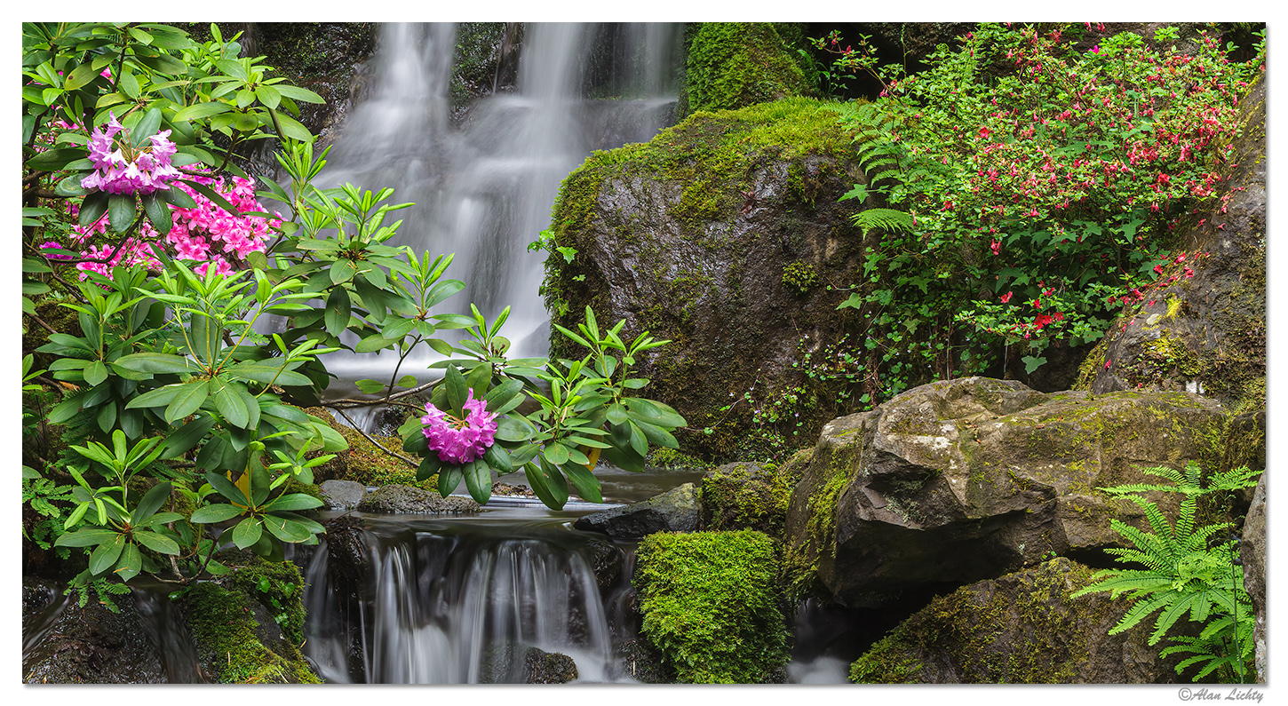 Heavenly Falls in the Spring