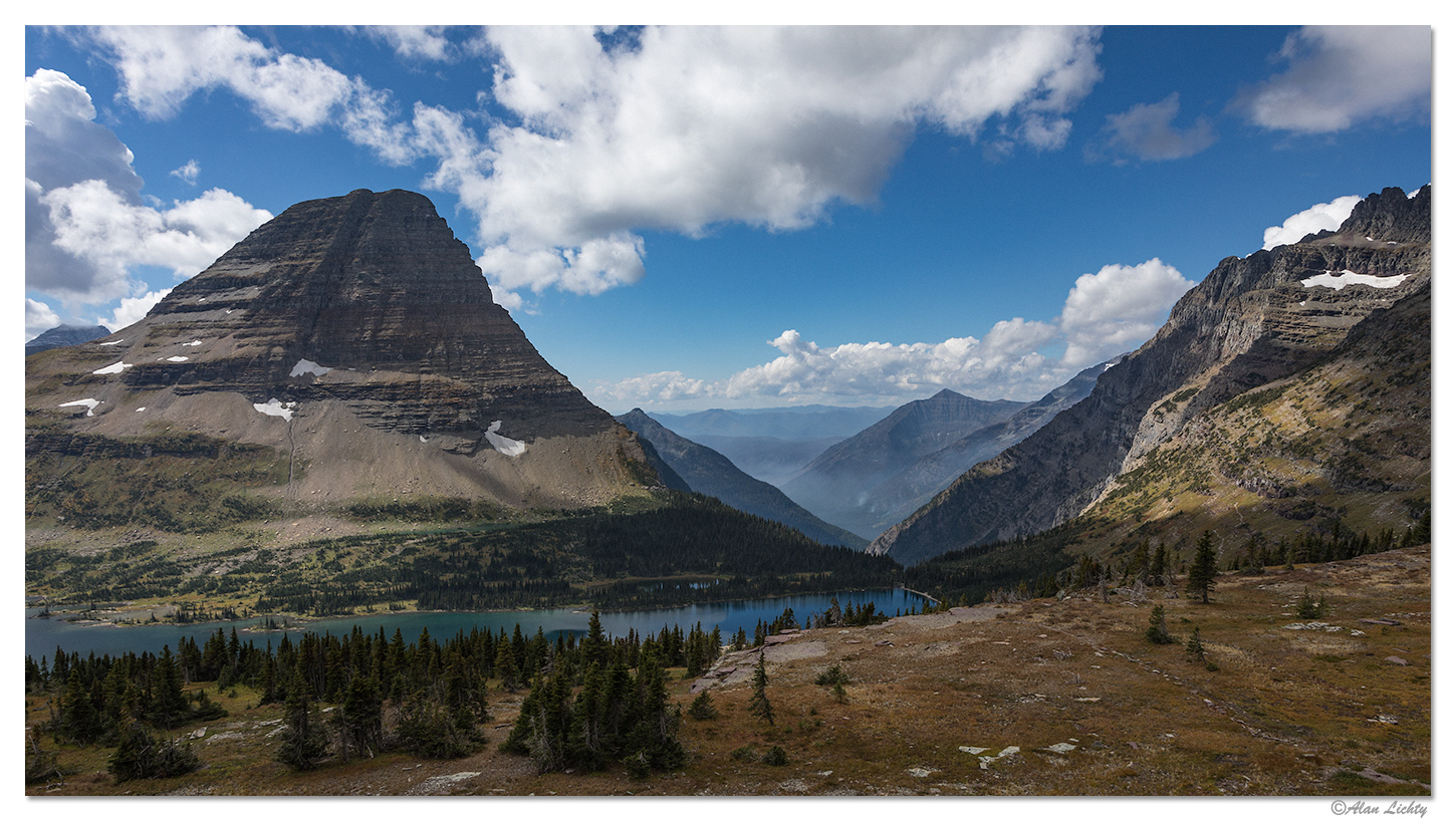 Hidden Lake  Pass West View