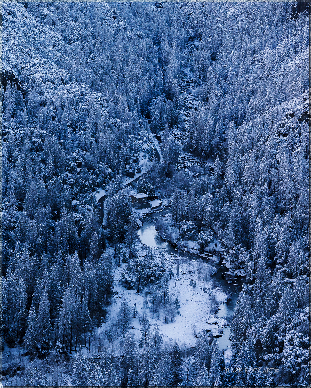 Merced River In The Winter