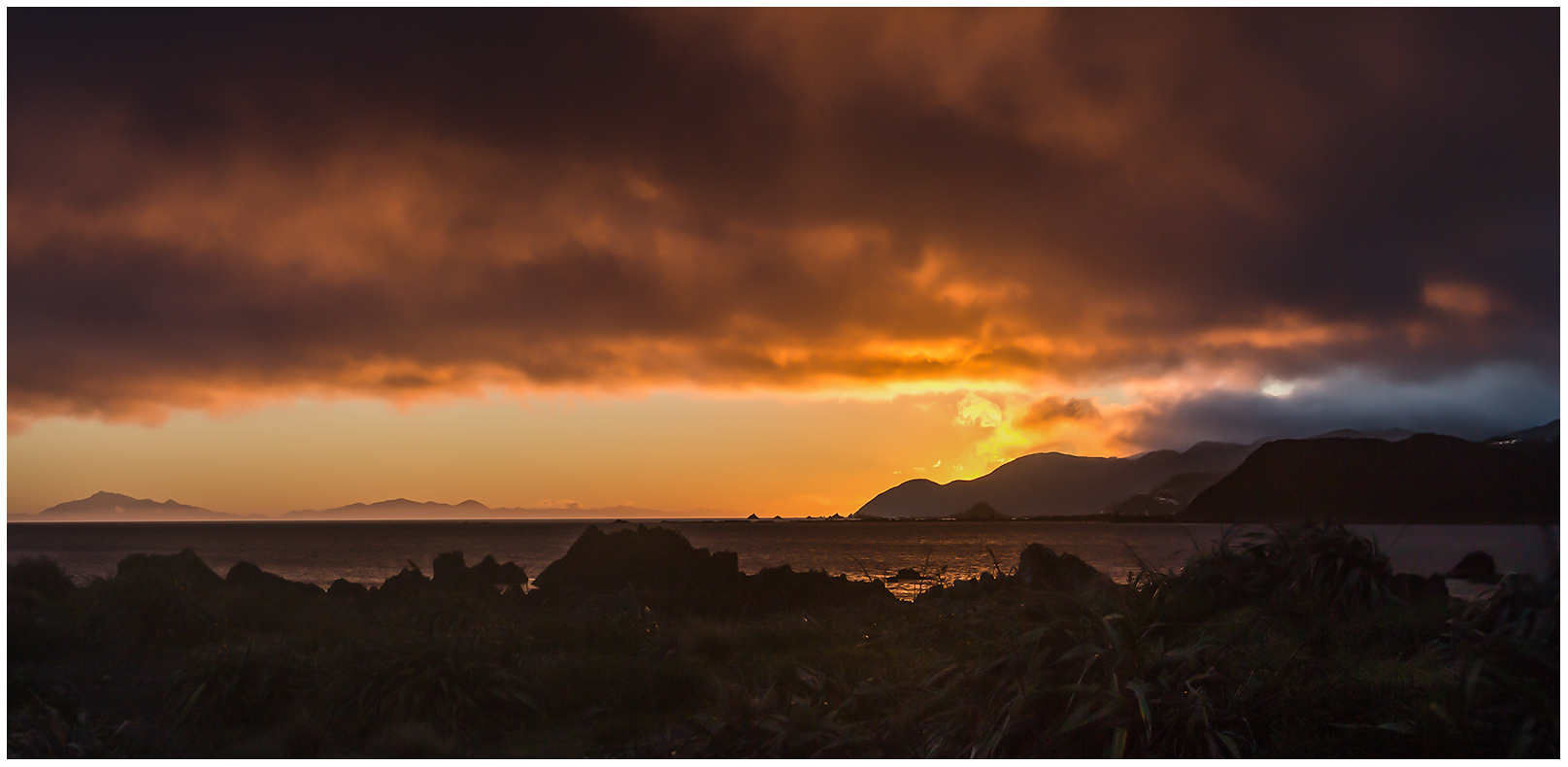Moa Point Sunset 2