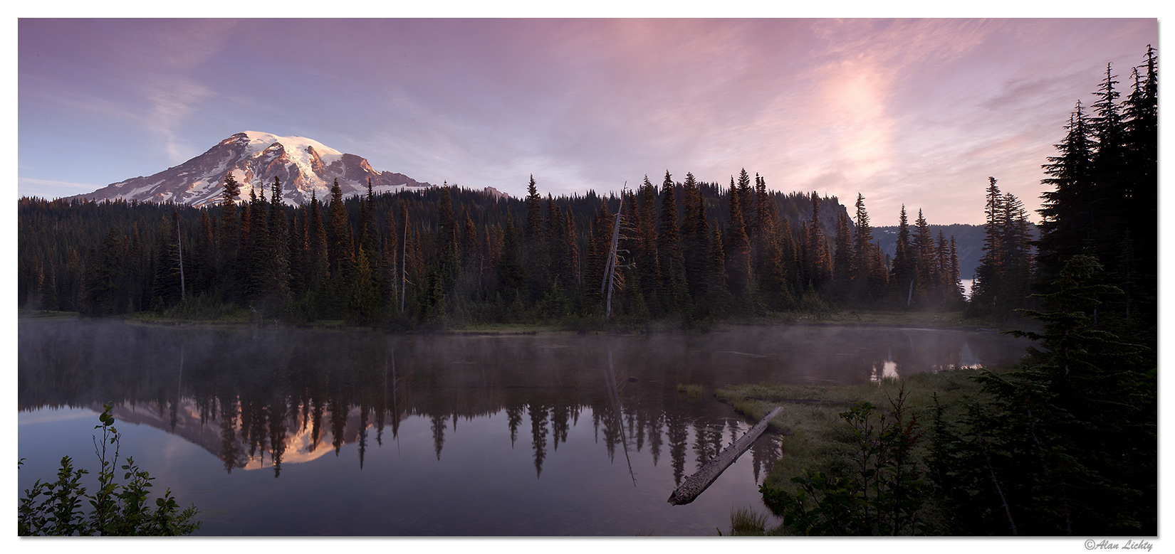Rainier Sunrise Panorama