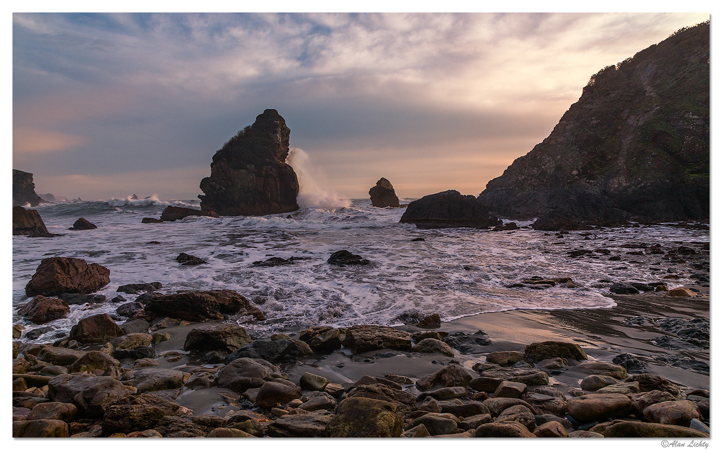 Rock Garden Sunset