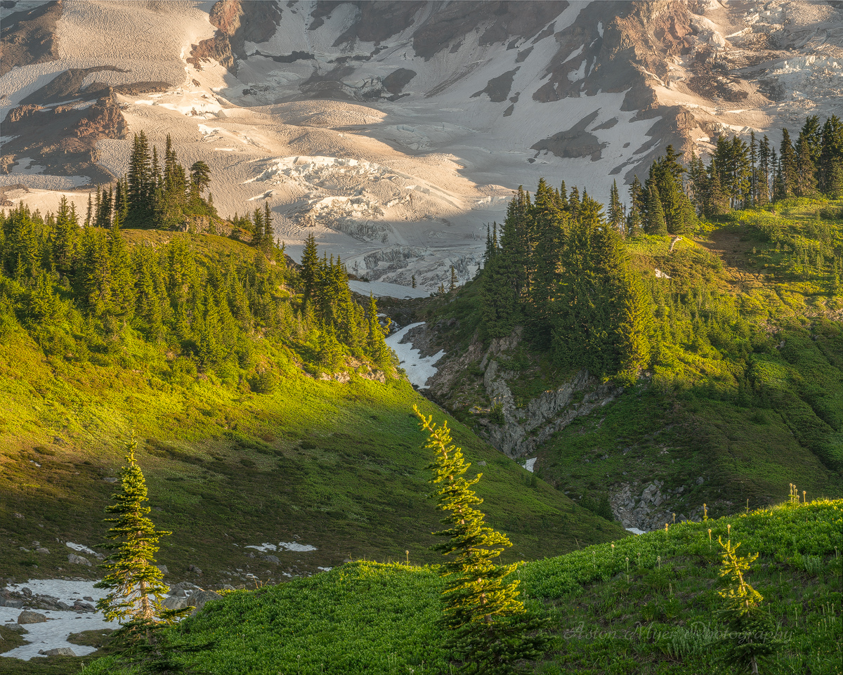 Spring Below The Glaciers