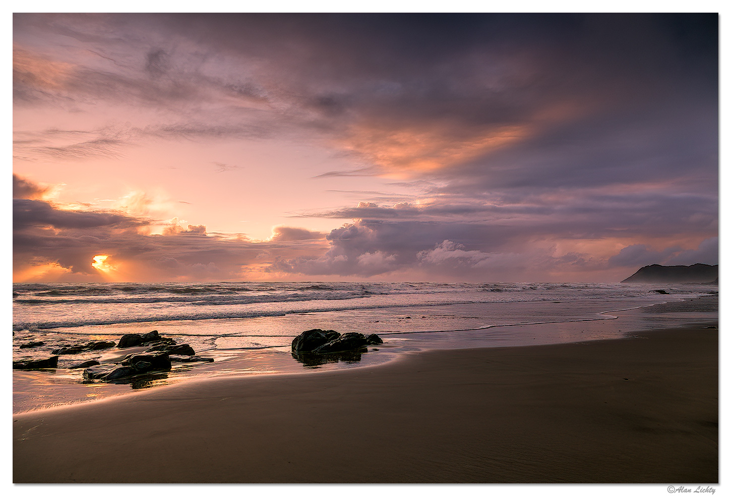 Stonefield Beach Sunset