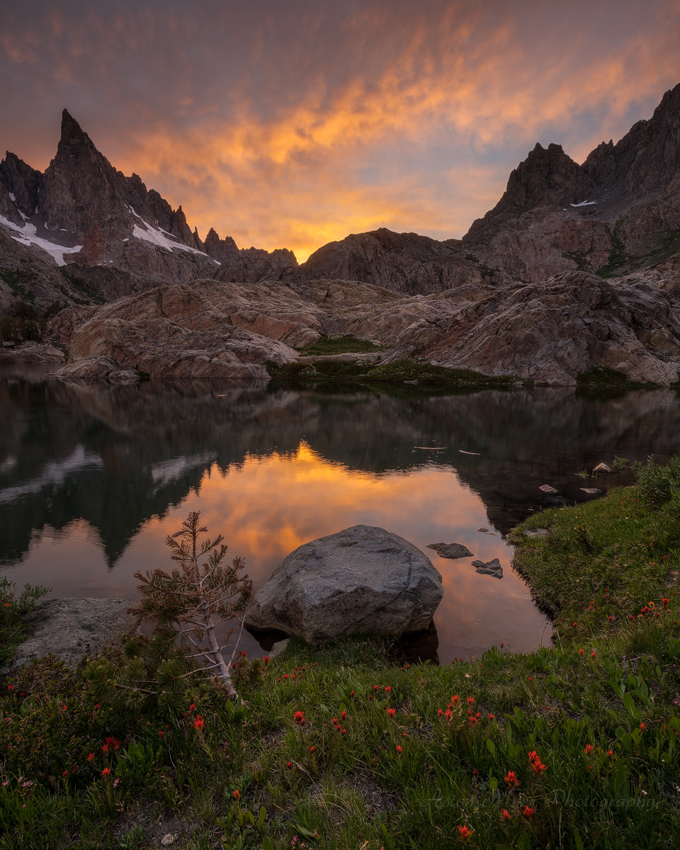 Streak Of Light At Minaret Lake