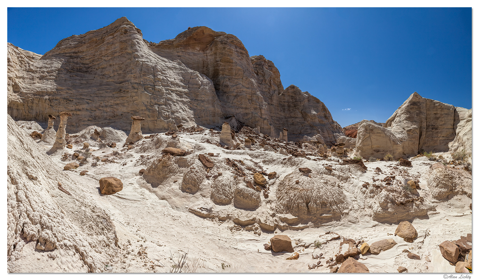 Toadstool Hoodoos - a Backside Pano
